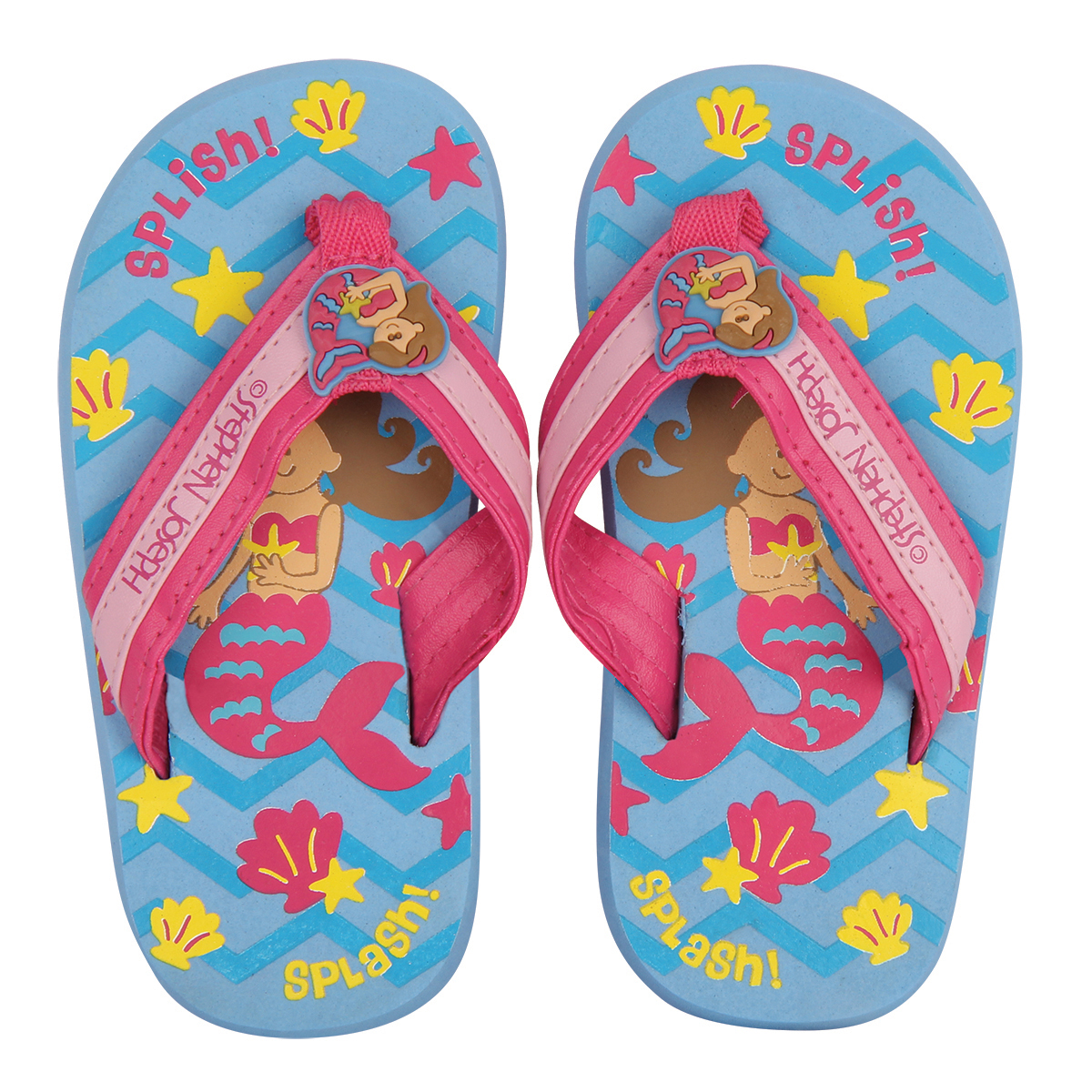 STEPHEN JOSEPH TODDLER FLIP FLOPS MERMAID (S15) – The Little Shop