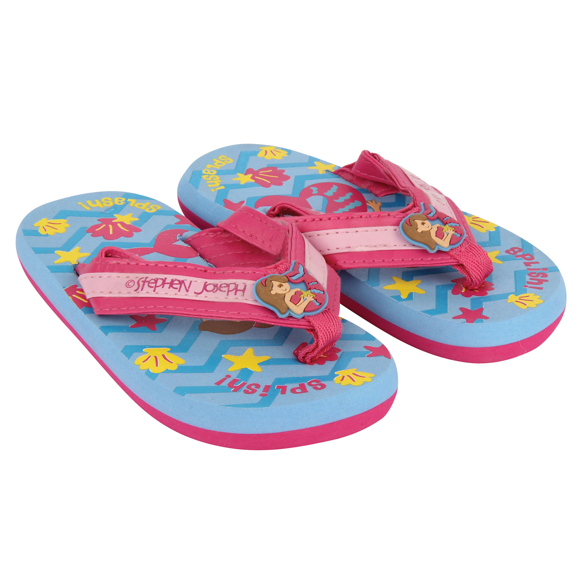 STEPHEN JOSEPH TODDLER FLIP FLOPS MERMAID (S15) – The Little Shop